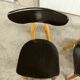 Set of 6 restored Luterma "banana" chairs