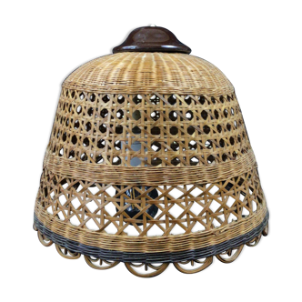 Rattan ceiling light