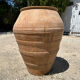 Ancient terracotta pottery jar