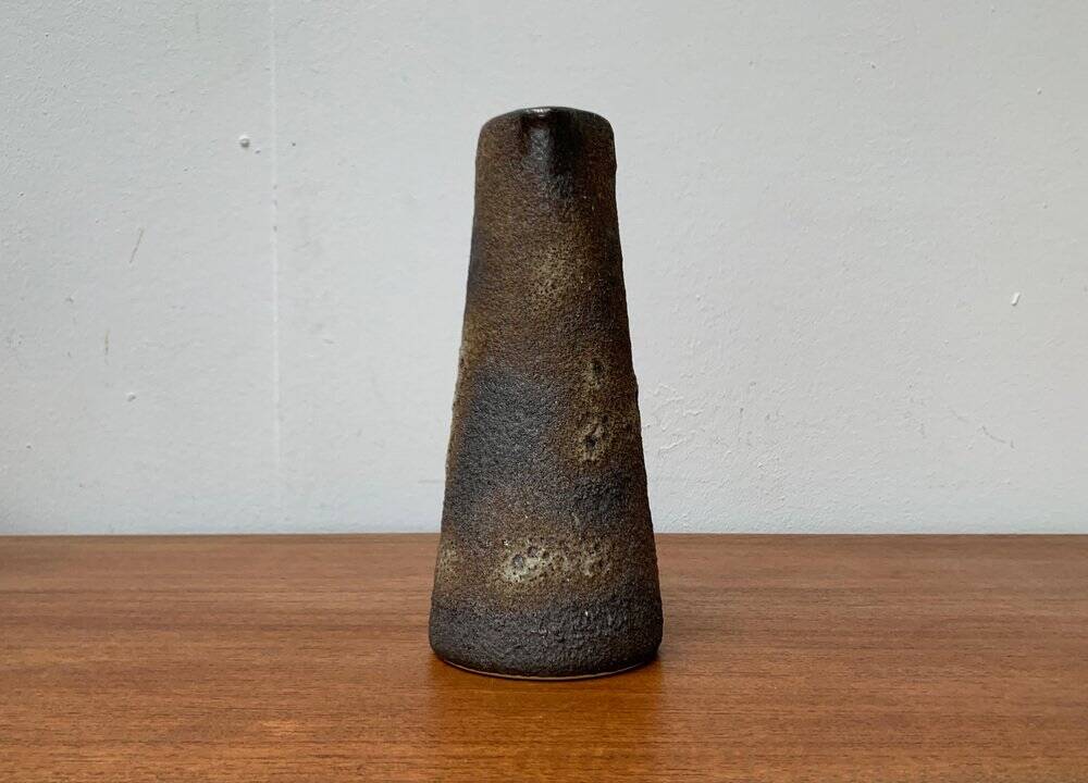 Brutalist vase from West German pottery WGP Fat Lava from the 1960s by Jopeko.
