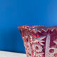 Pink crystal vase