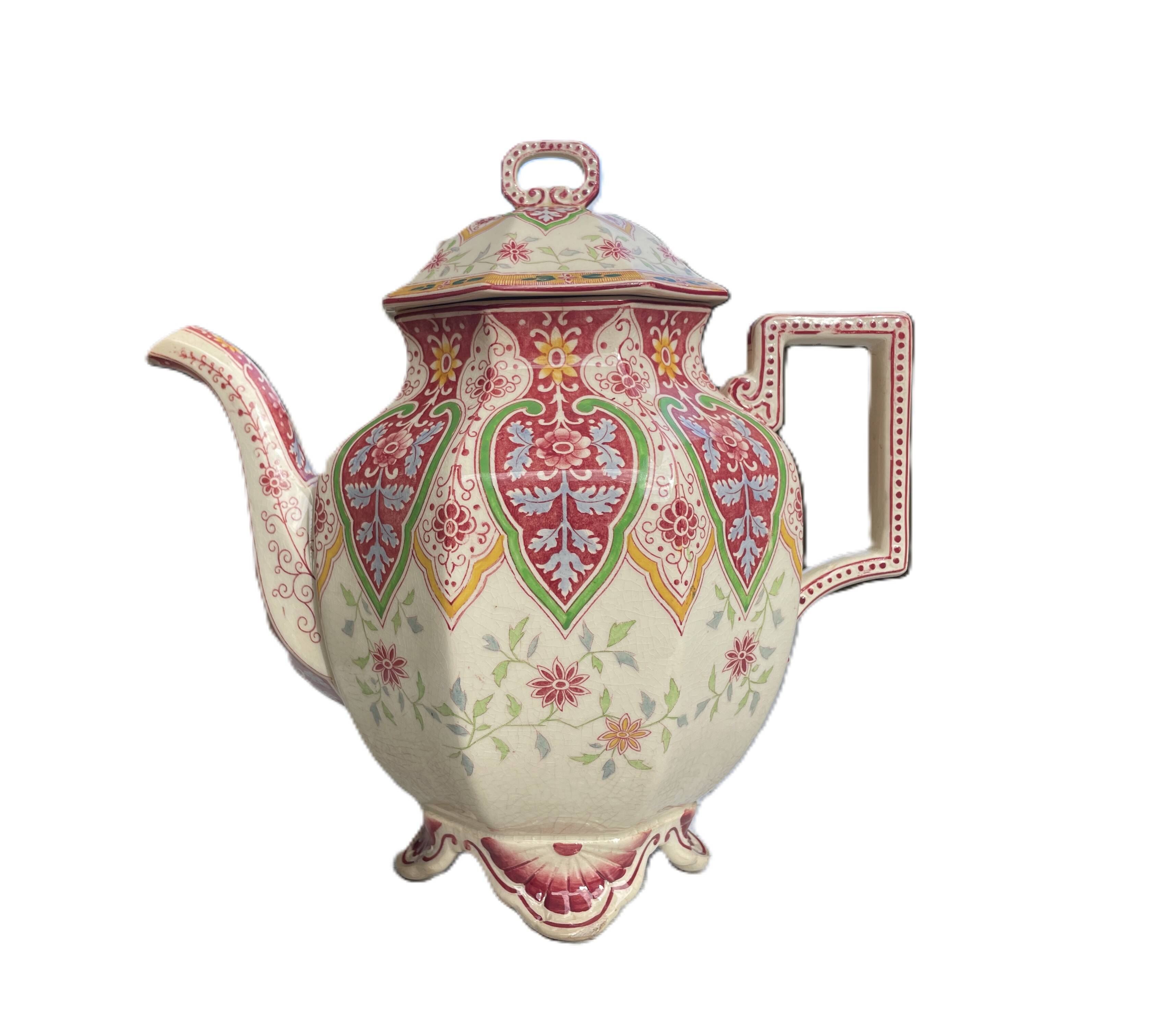 Théière Pékin Sarreguemines