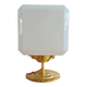 Opal glass table lamp