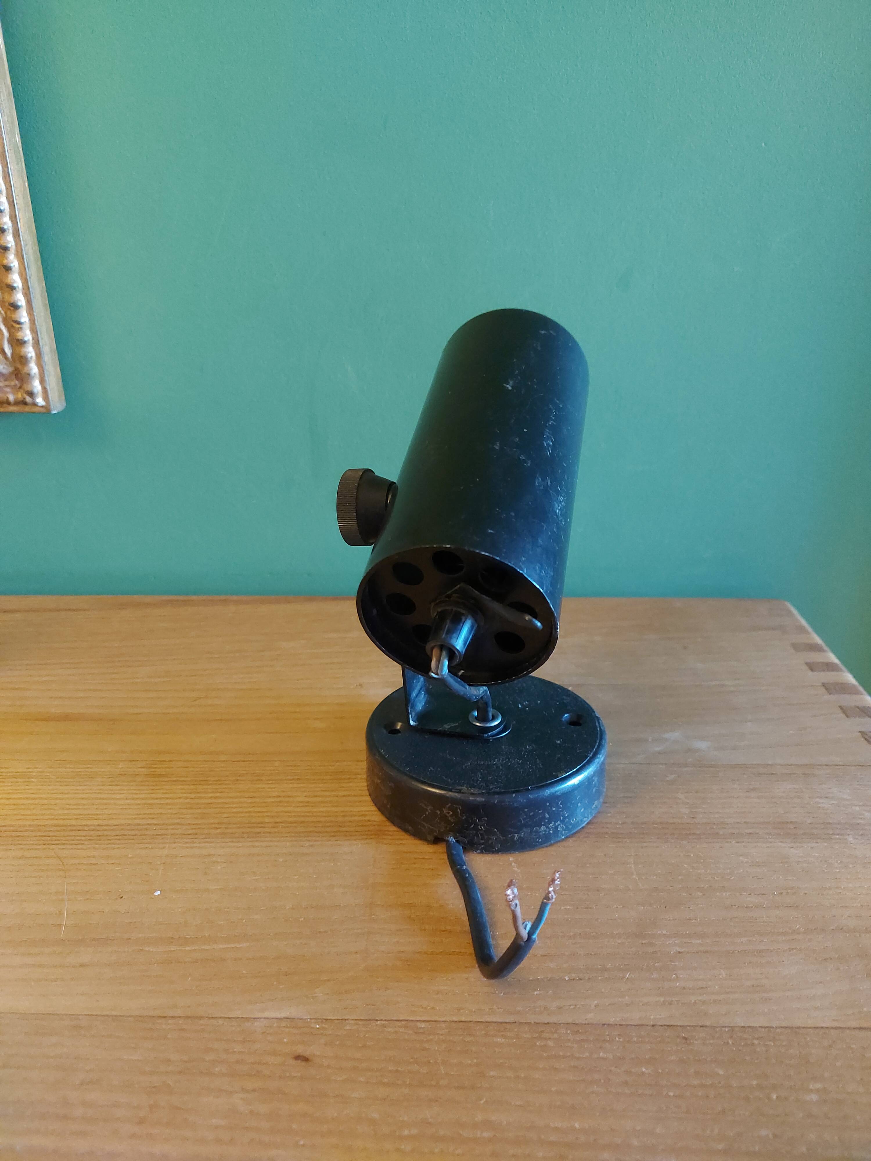 Wall lamp , Vintage spot ( metal and chrome )