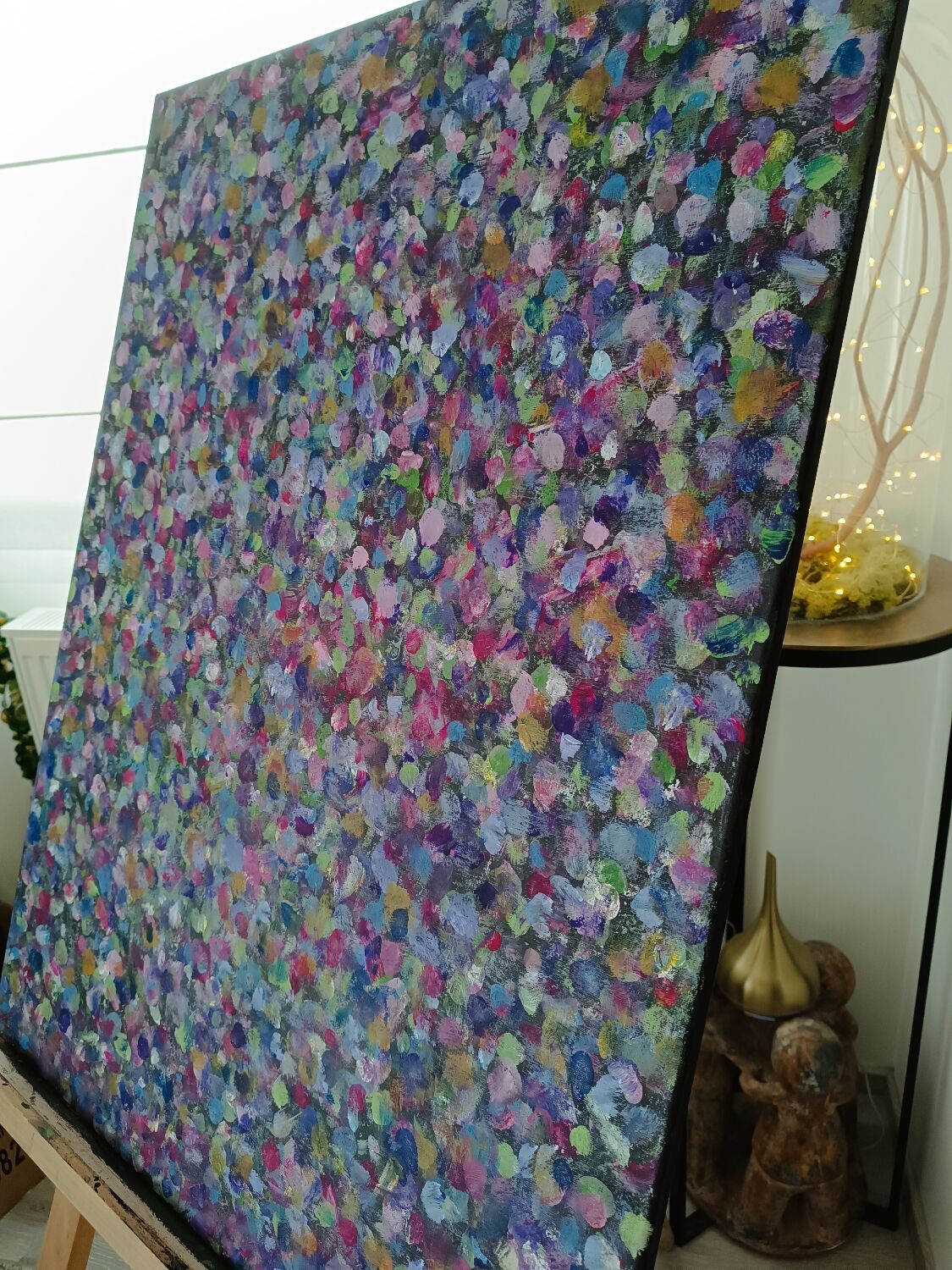 Hand painted acrylic canvas