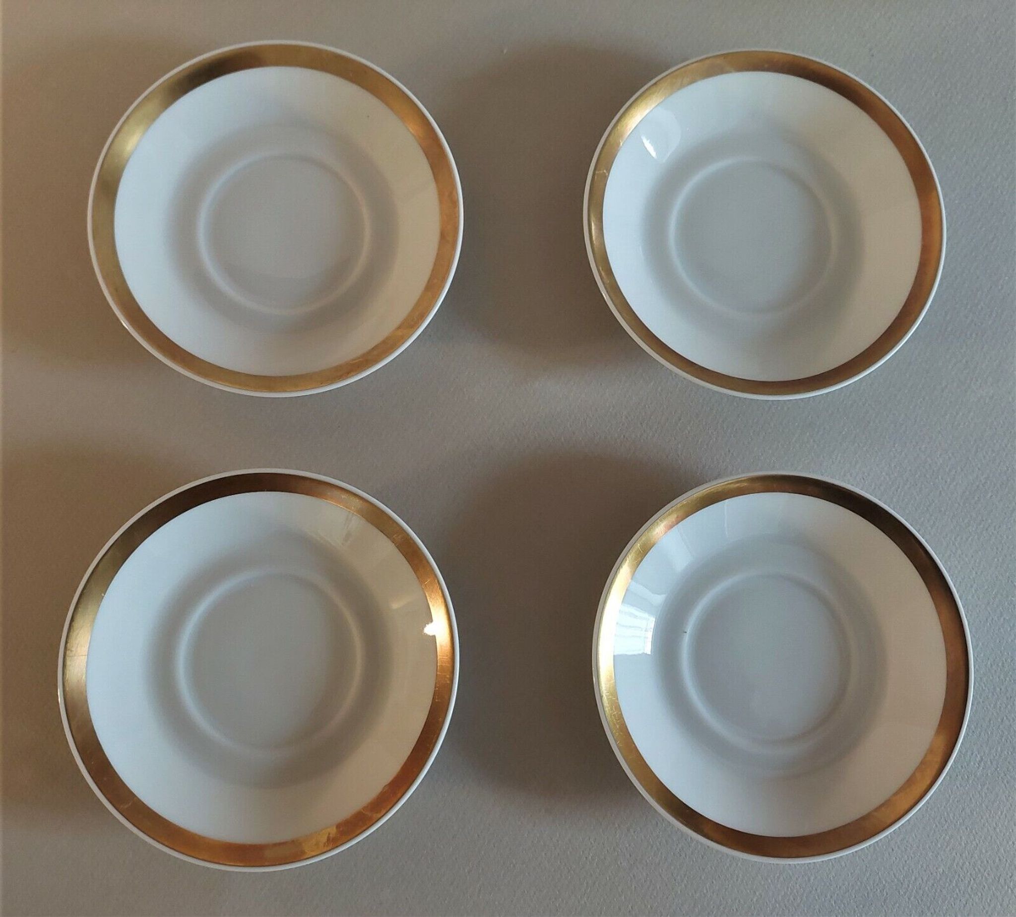 Cups series of four porcelain Hutschenreuther Selb Germany