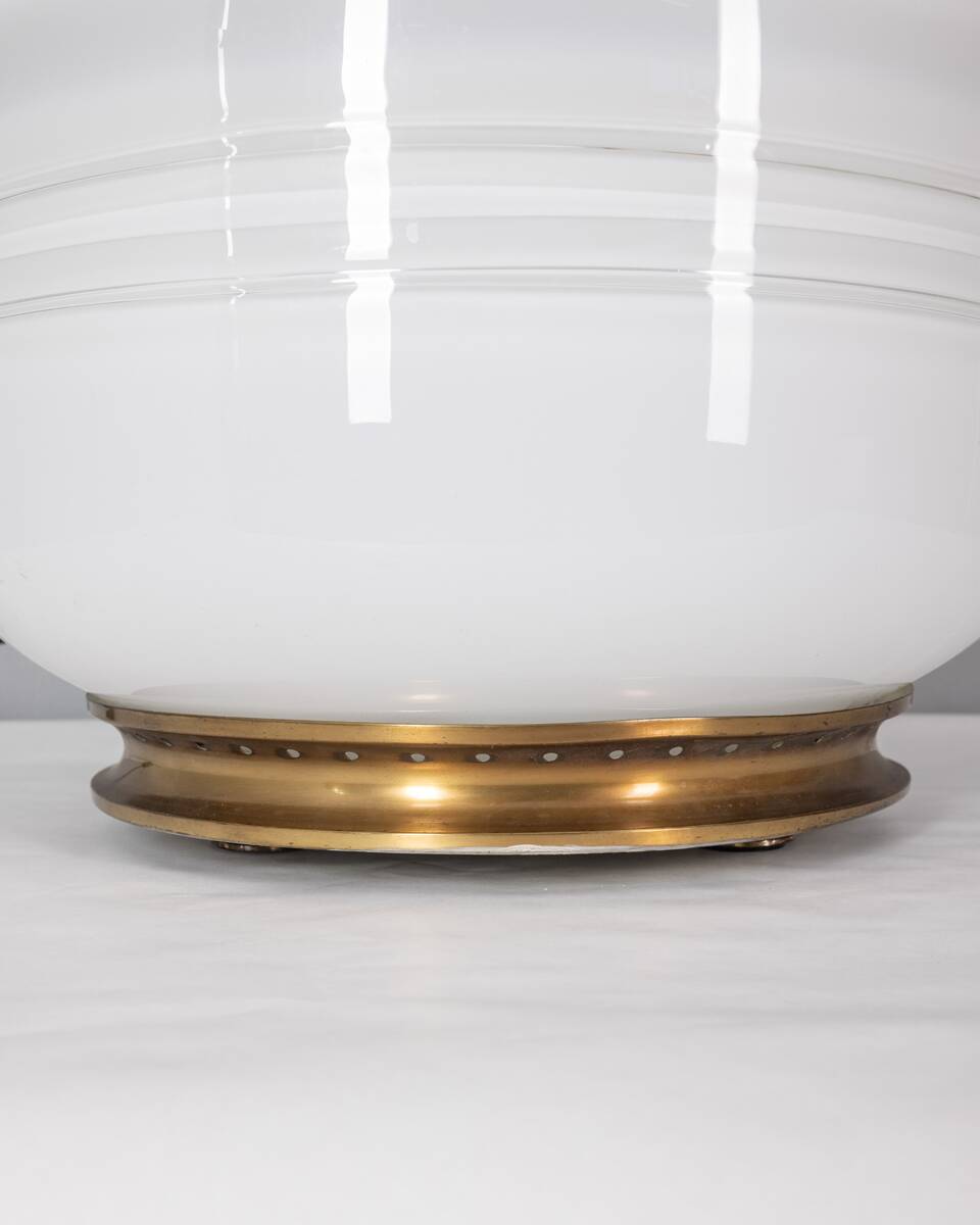 Vintage 70s table lamp in murano glass design barbini