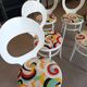 set of 2 restored Baumann Mouette chairs