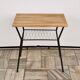 Vintage Oak Side Table, 1960s, Czechoslovakia