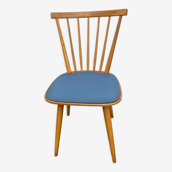 Blue baumann bistro chair