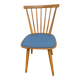 Blue baumann bistro chair