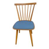 Blue baumann bistro chair