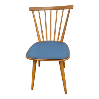 Blue baumann bistro chair