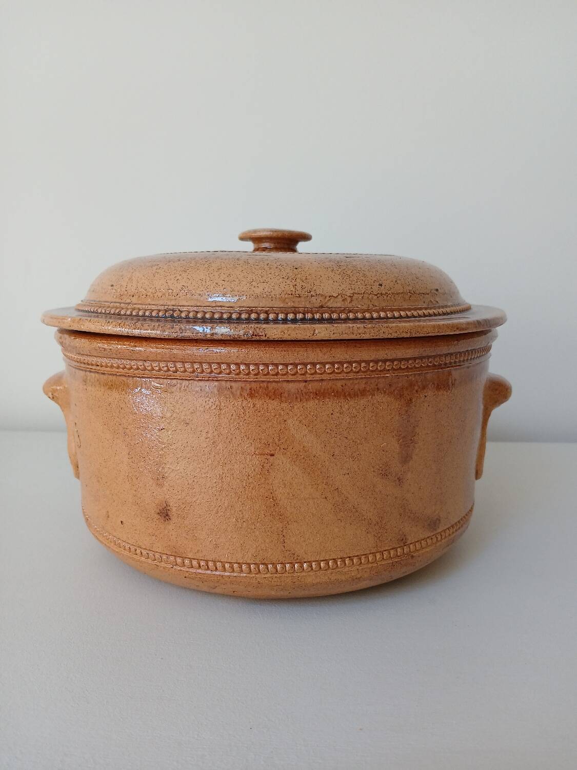 Vegetable salad bowl terracotta pottery
