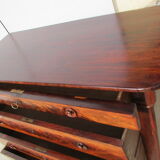 Louis Philippe chest of drawers in mahogany, late XIXth