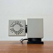 Mid-century minimalist cube wall table lamp 6015 by Kaiser, 1960