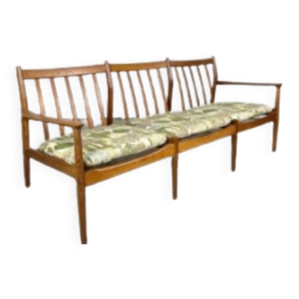 Scandinavian teak bench from the 50s, 60s, 70s