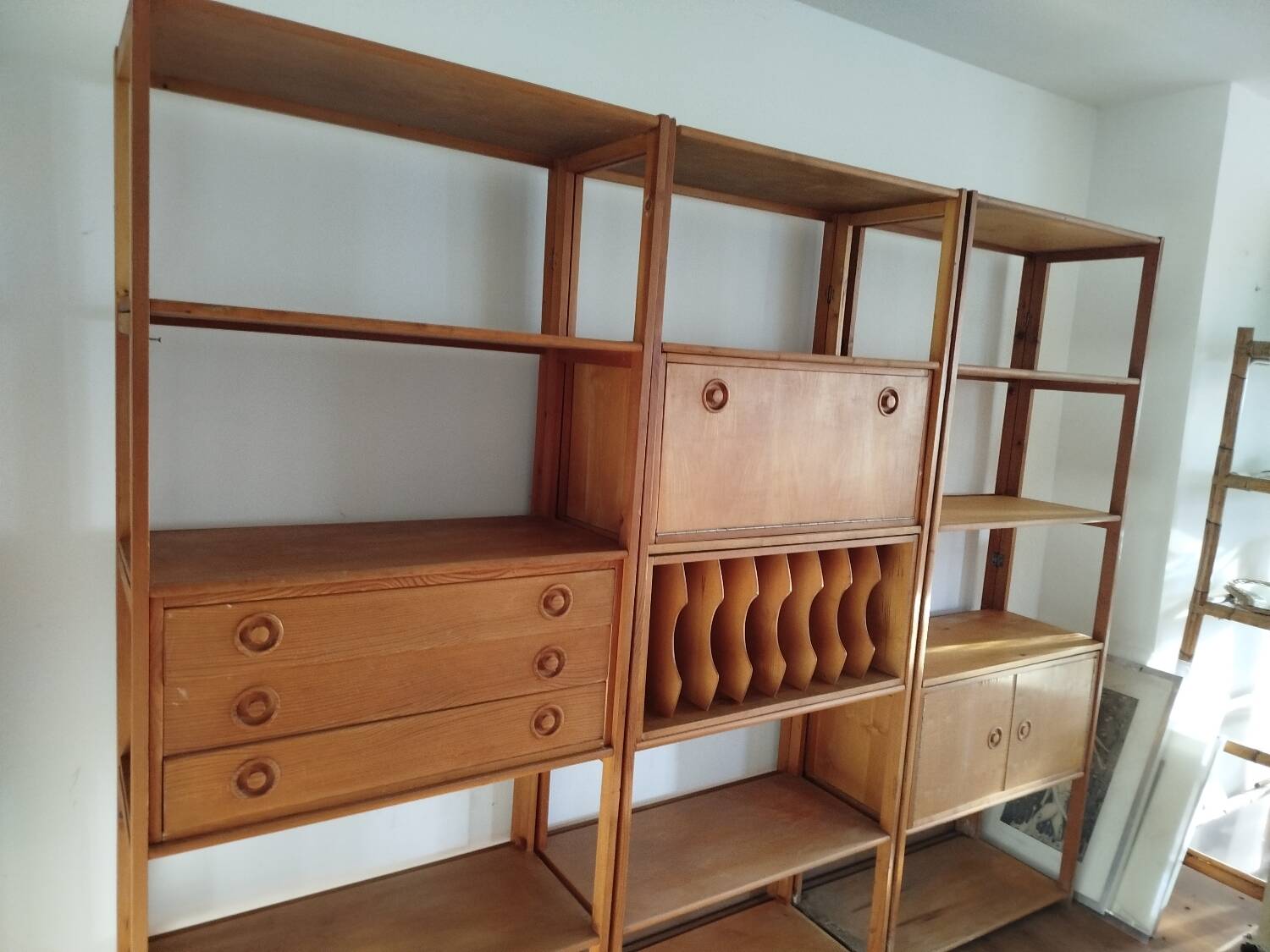 Vintage modular shelf, 1970s