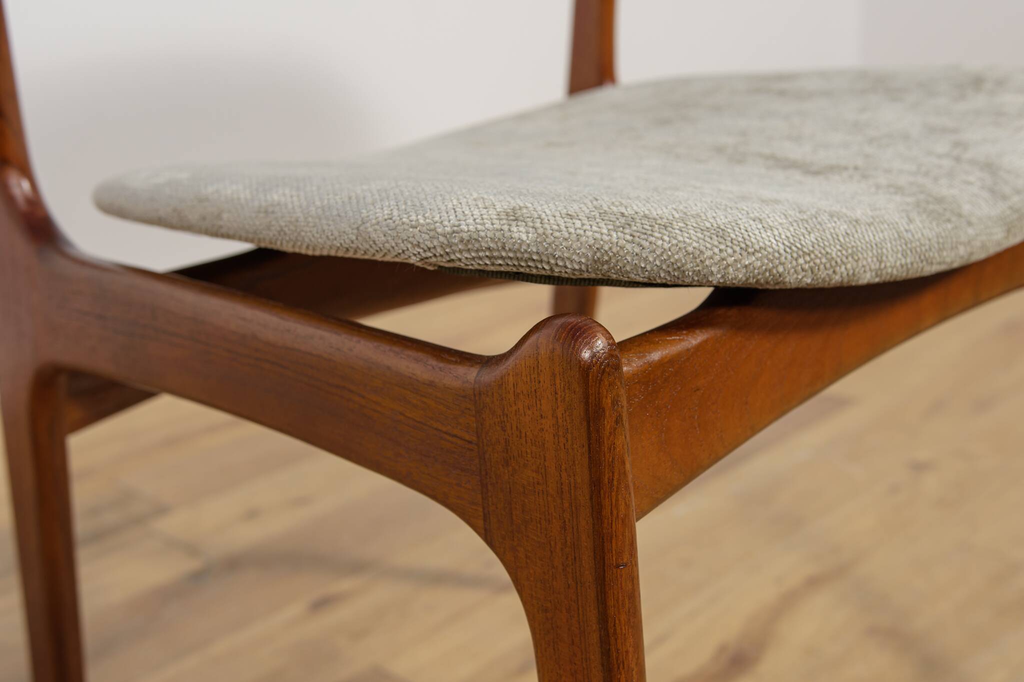 Mid-Century Model 49 Dining Chairs in Teak by Erik Buch for Odense Machine Gunning, 1960s, Set of 4