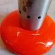 Spot orange et inox brossé années 70