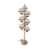 Lampadaire à 9 lumières style Gino Sarfatti