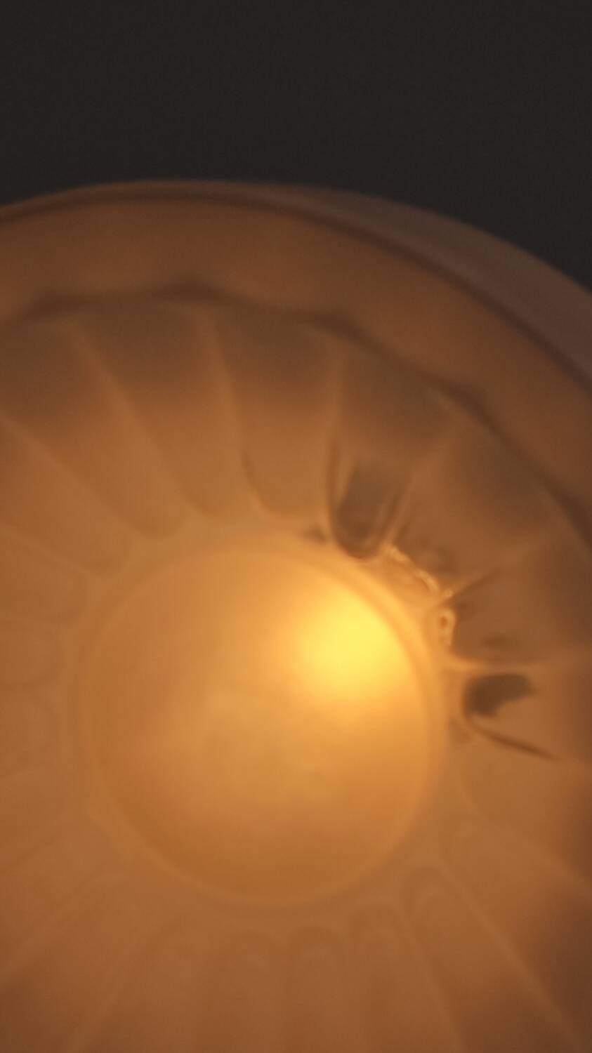 Opaline suspension sunflower Czechoslovak Elektrosvit in Nové Zámky