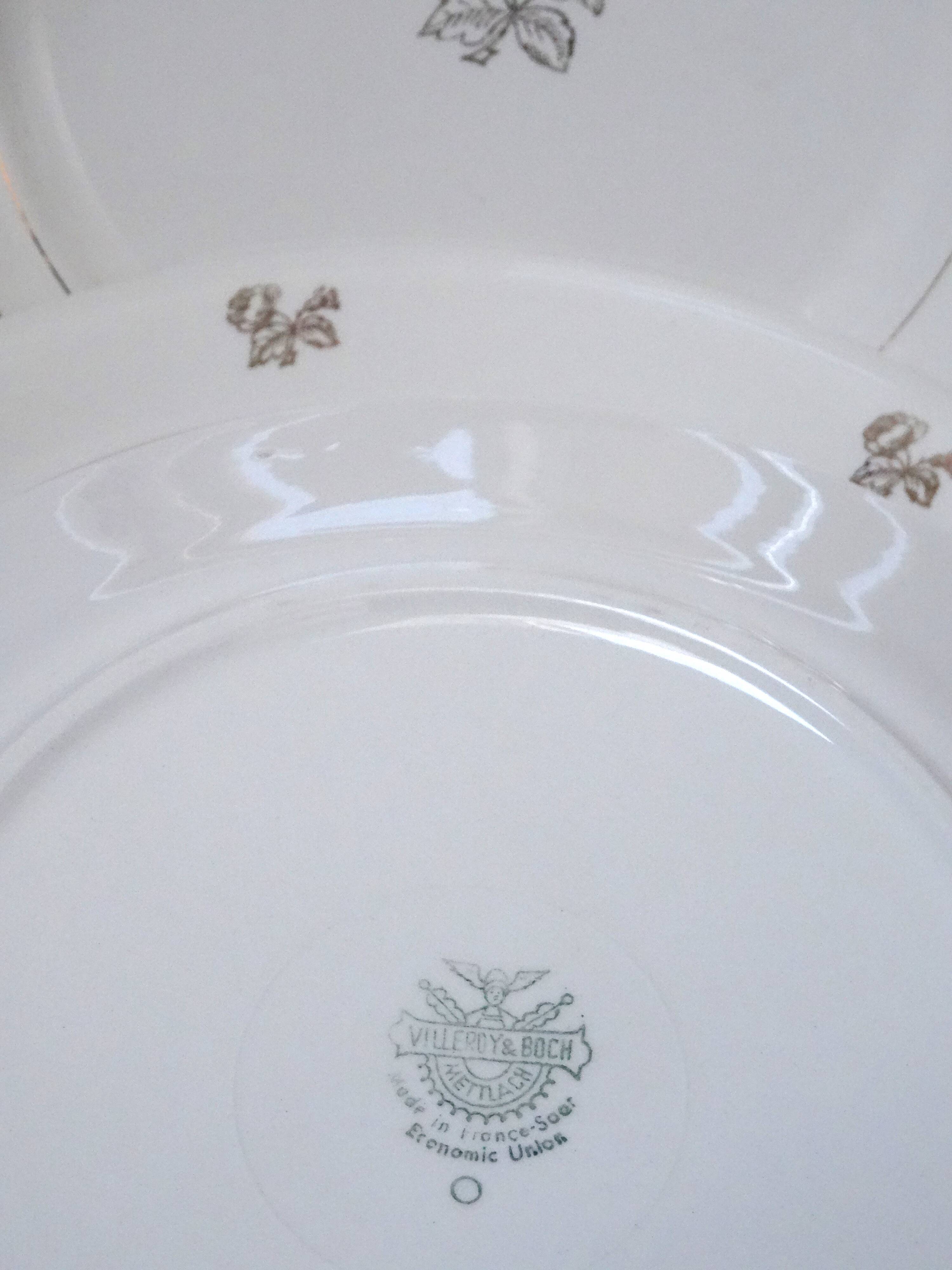 6 flat plates Villeroy & Boch