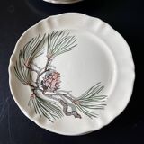 Dessert plates Sarreguemines Renaud and Clermont