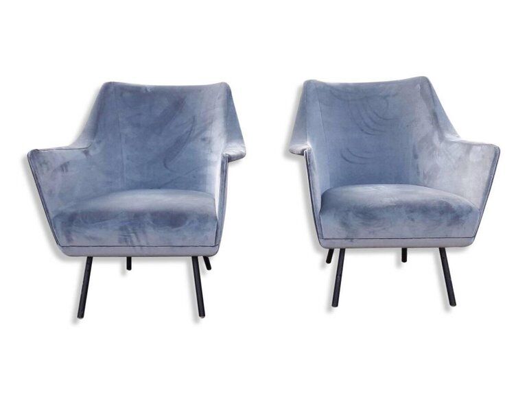 Ensemble de fauteuils club années 1950