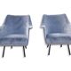 Ensemble de fauteuils club années 1950