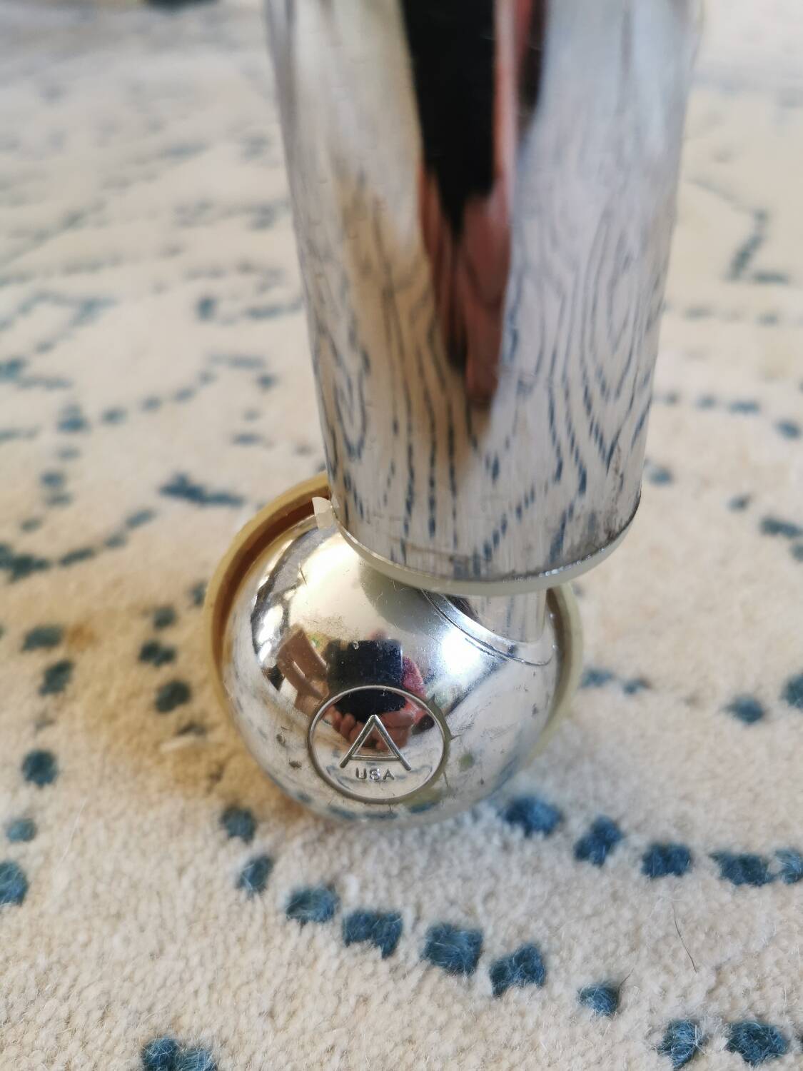 Convertible vintage rolling serving cart