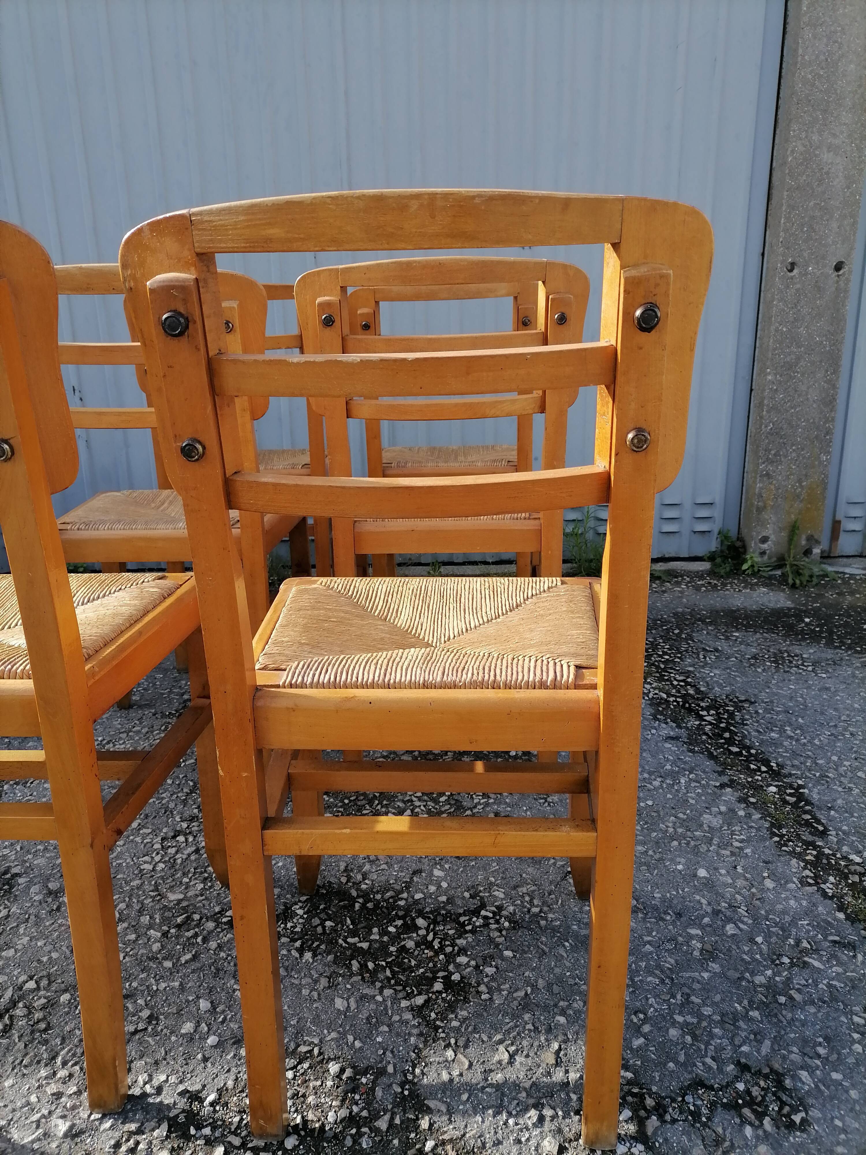 6 vintage chairs 1950