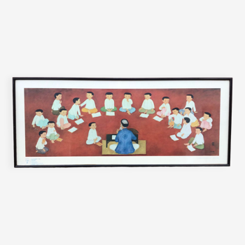 Mai trung thu (1906-1980) la classe impression sur papier encadrée