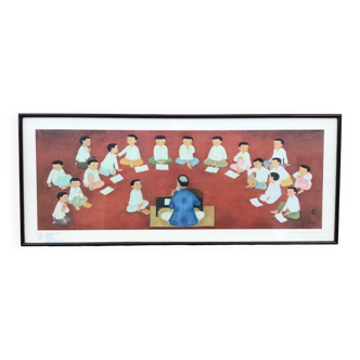Mai trung thu (1906-1980) the class framed print on paper
