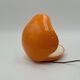Lampe Oyster orange vintage par Gamma3, design italien des années 1970