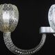 Amazing 6 Light BarovierArt Deco Chandelier, "Bullicante" Glass Murano, 194