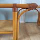 Pair of rattan bedside tables