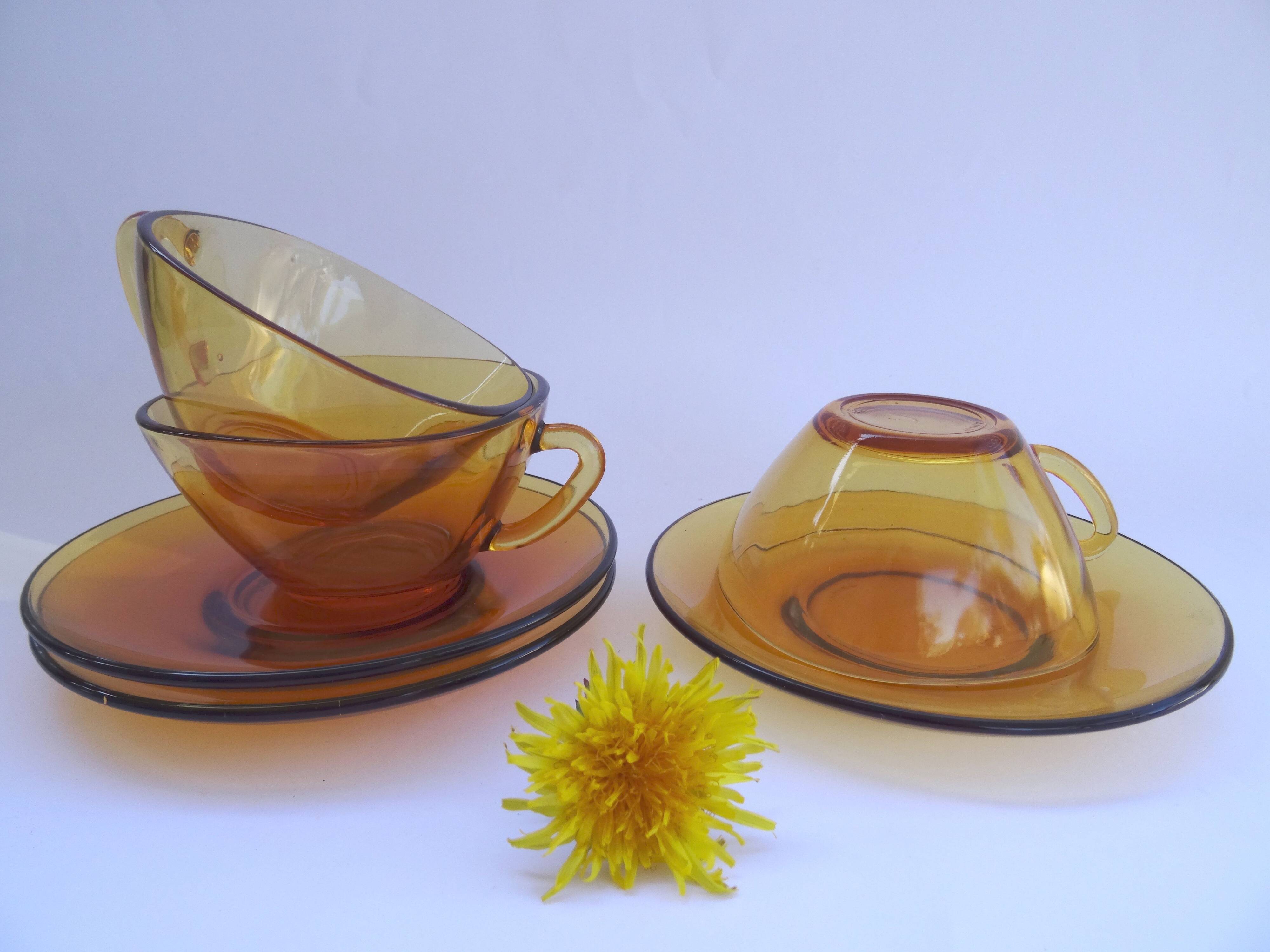 Vereco coffee cups with saucers