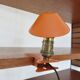 Lampe pince " champignon " orange années 60 70