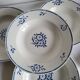 4 Deep Plates in earthenware Moulin des Loups & Hamage model Lucien