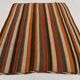 7x8 Multicolor Striped Wool Turkish Kilim Rug, 195x259 Cm