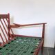 Scandinavian vintage 3-seater sofa in solid wood