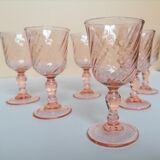 18 rosaline pink foot glasses