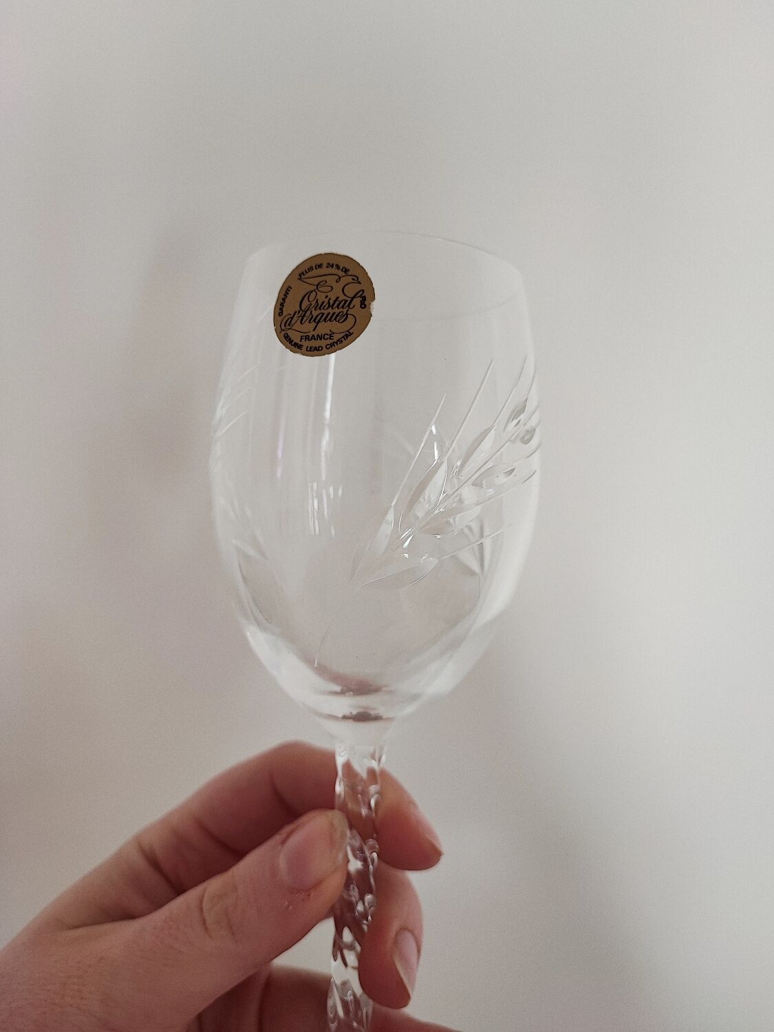 12 Arques crystal glasses model Epi