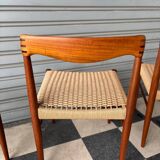 Set of 4 chairs by H.W. Klein for Bramin