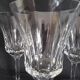 Set of 6 water glasses and 6 wine glasses in cut crystal Val Saint Lambert