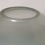 Tulipe de lampe verre irisé/argenté