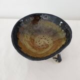Ceramic strainer colander Signed René Nicole