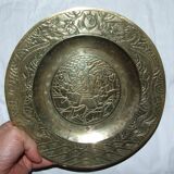 Chinese plate in bronze