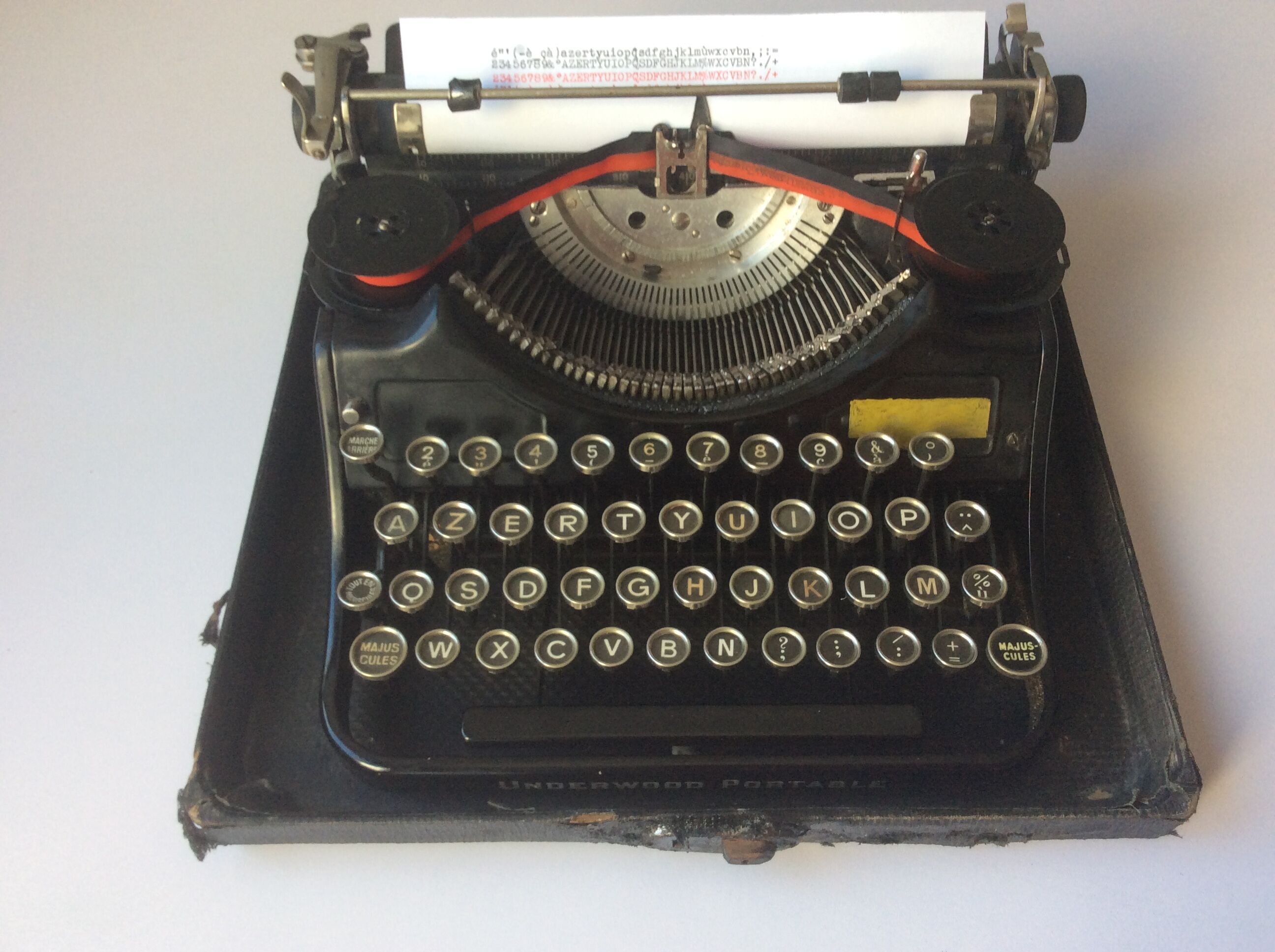 Old typewriter